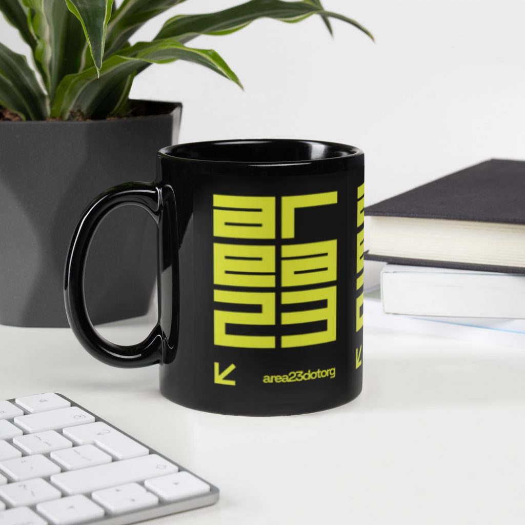 Black Glossy Mug