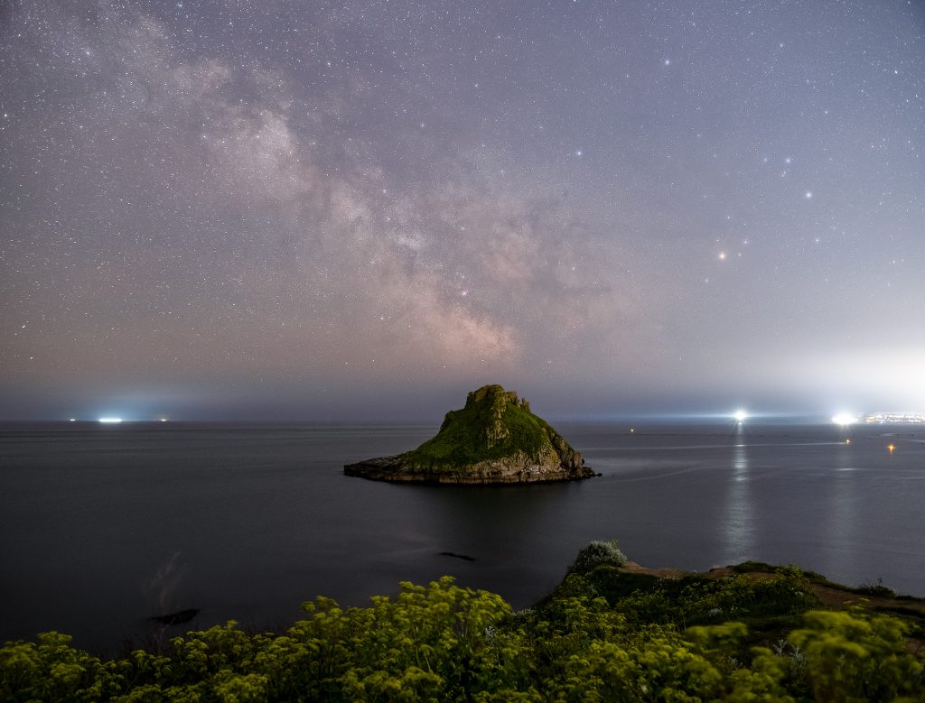 Thatcher Rock Milky Way Landscape