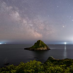 Thatcher Rock Milky Way Landscape